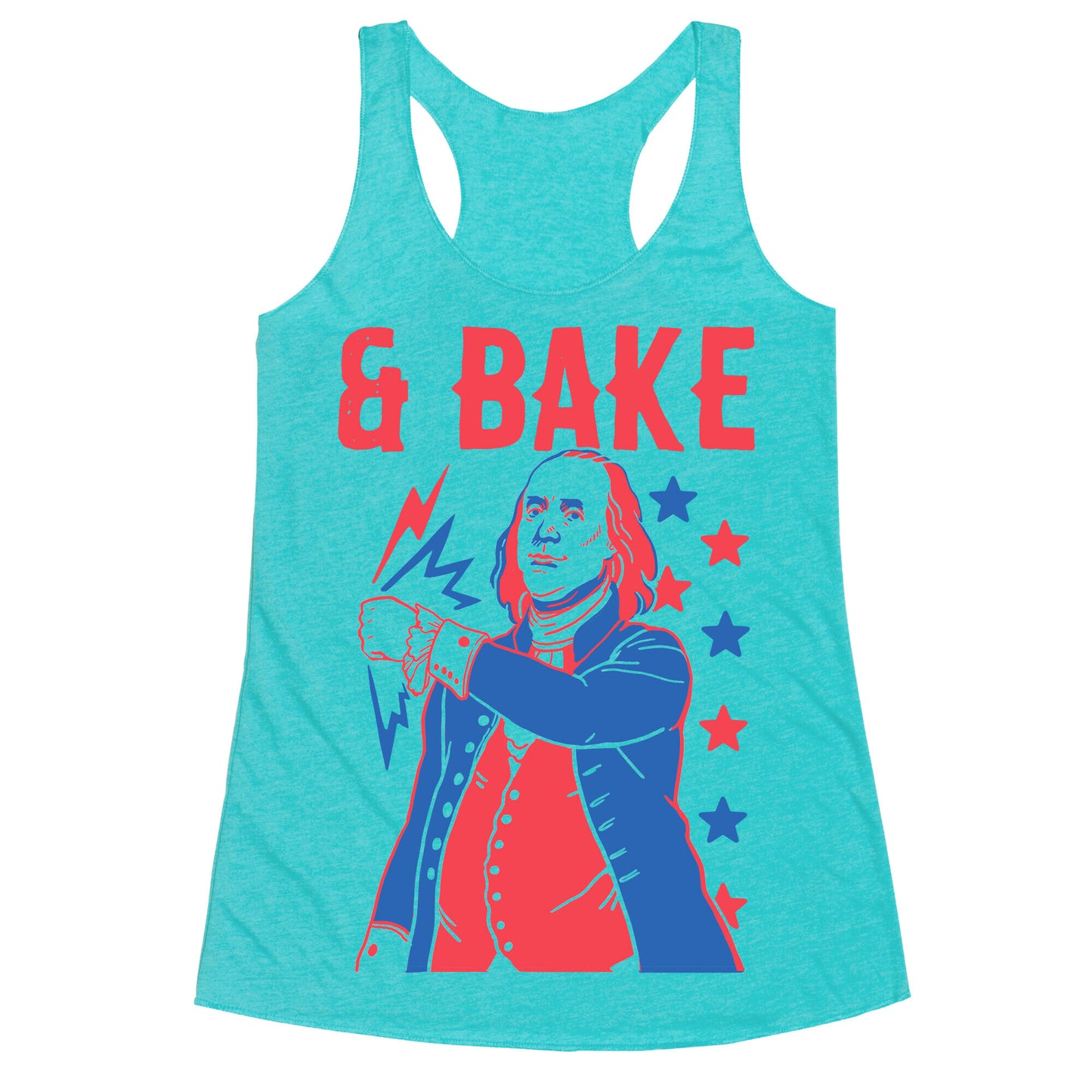 Shake & Bake: Benjamin Franklin Racerback Tank