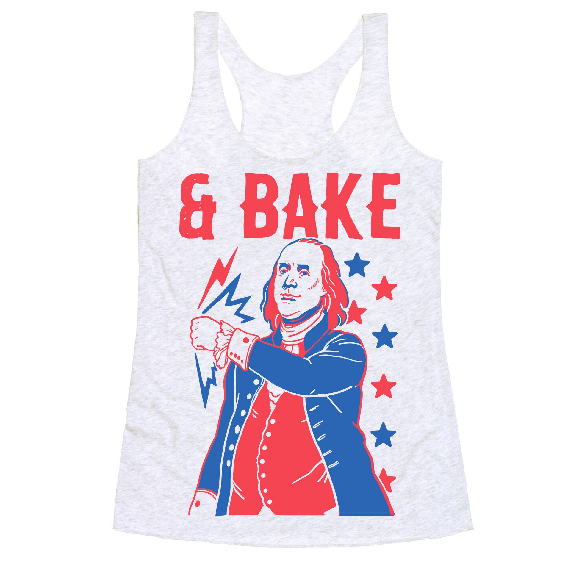 Shake & Bake: Benjamin Franklin Racerback Tank