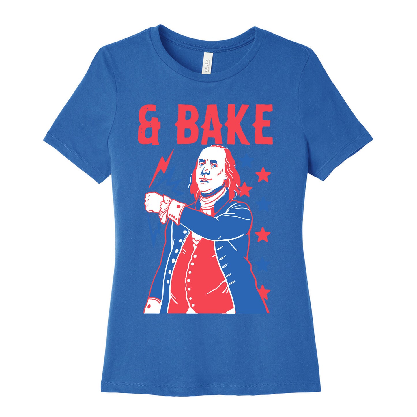 Shake & Bake: Benjamin Franklin Women's Cotton Tee