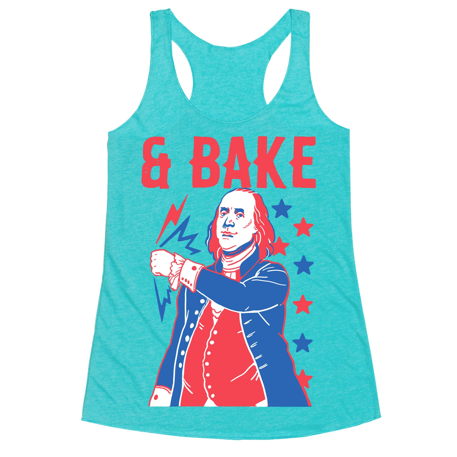 Shake & Bake: Benjamin Franklin Racerback Tank