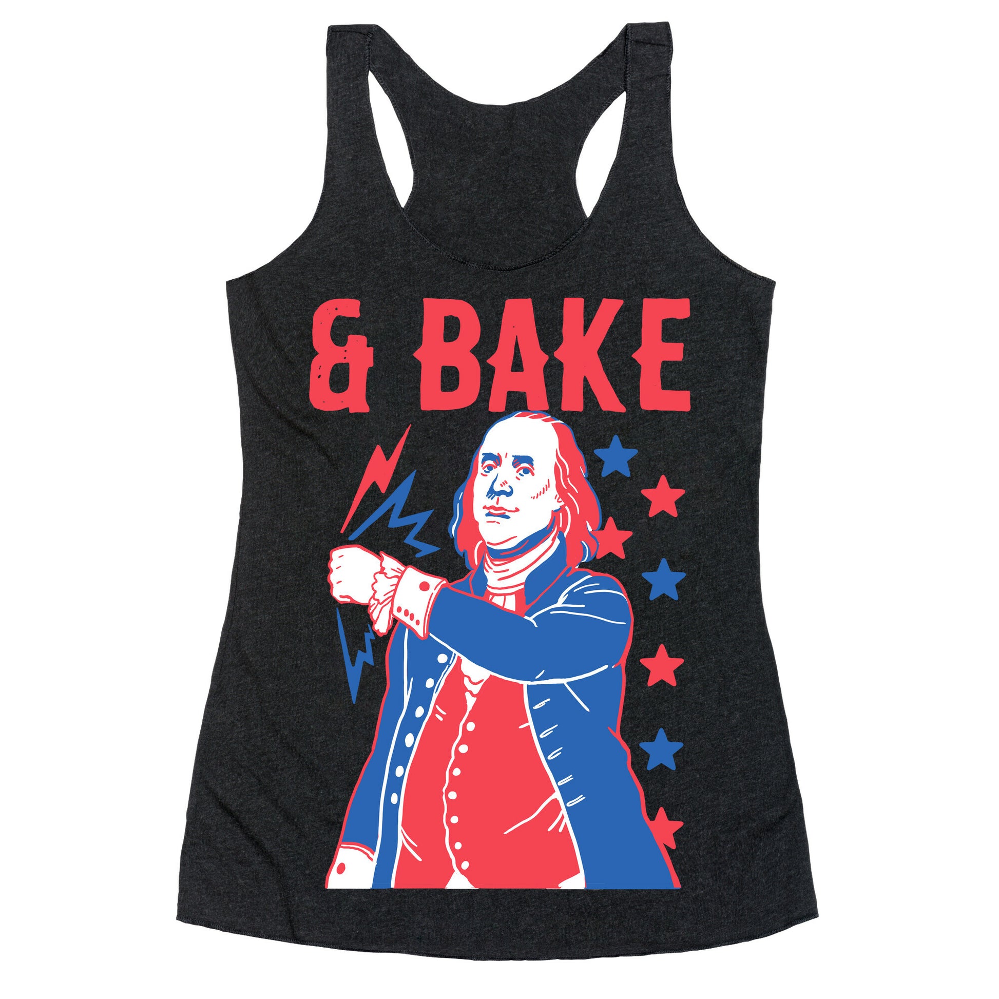 Shake & Bake: Benjamin Franklin Racerback Tank