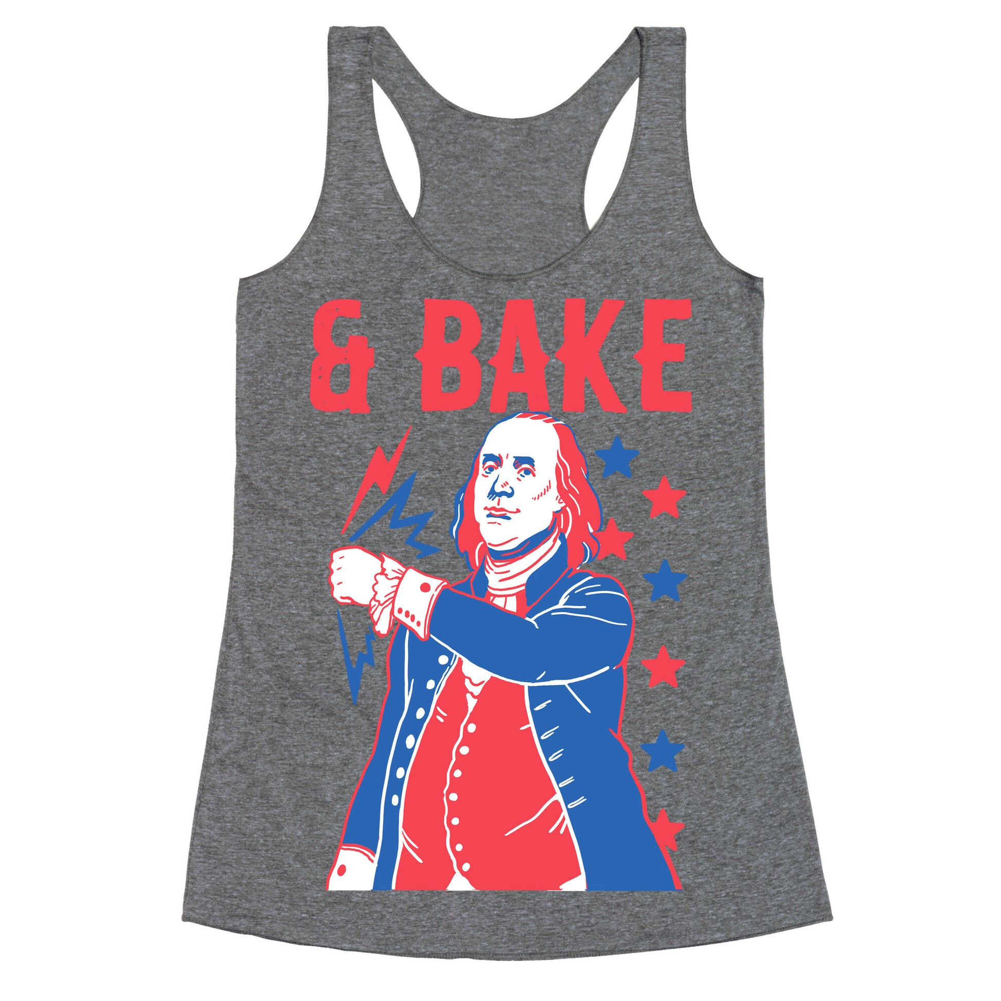 Shake & Bake: Benjamin Franklin Racerback Tank