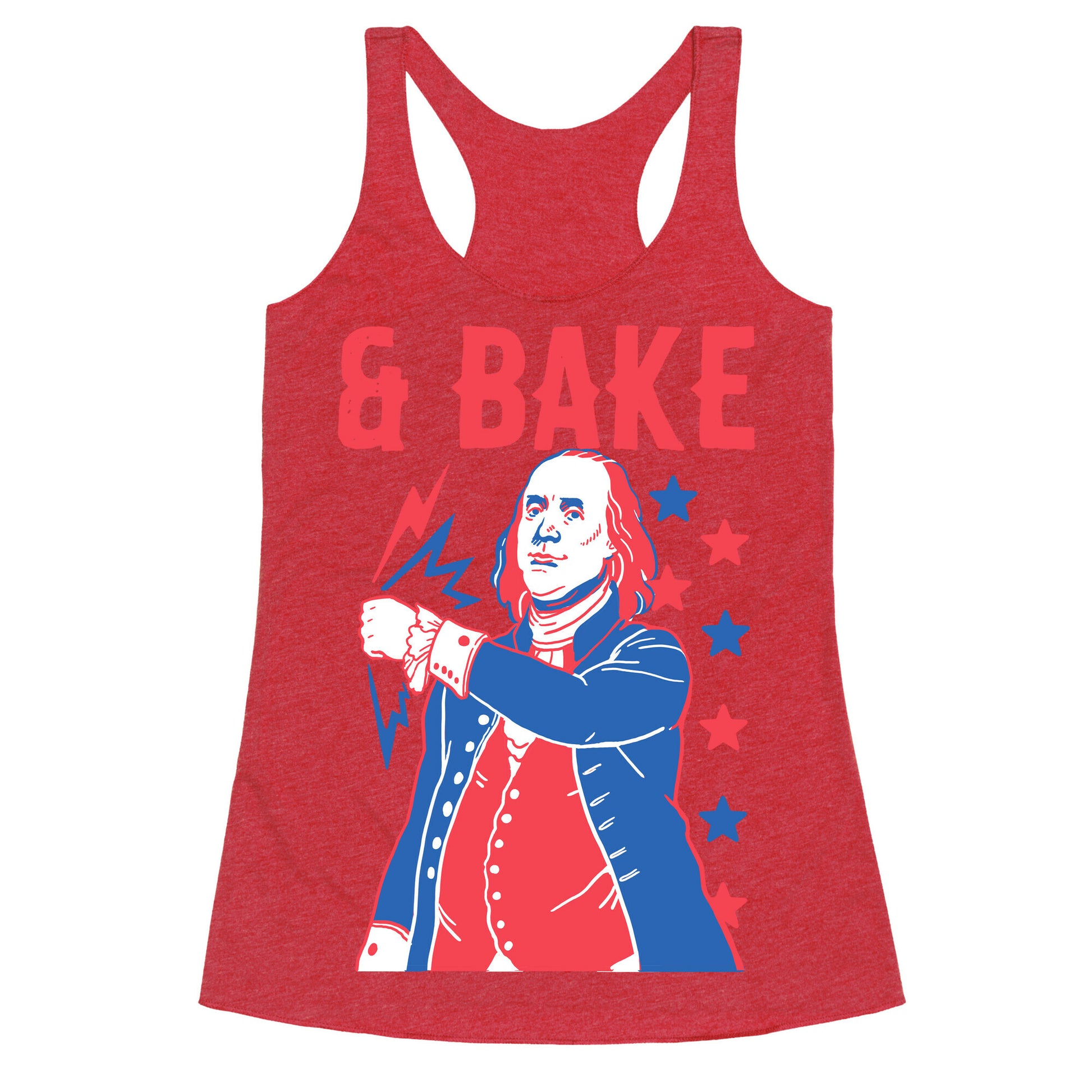 Shake & Bake: Benjamin Franklin Racerback Tank