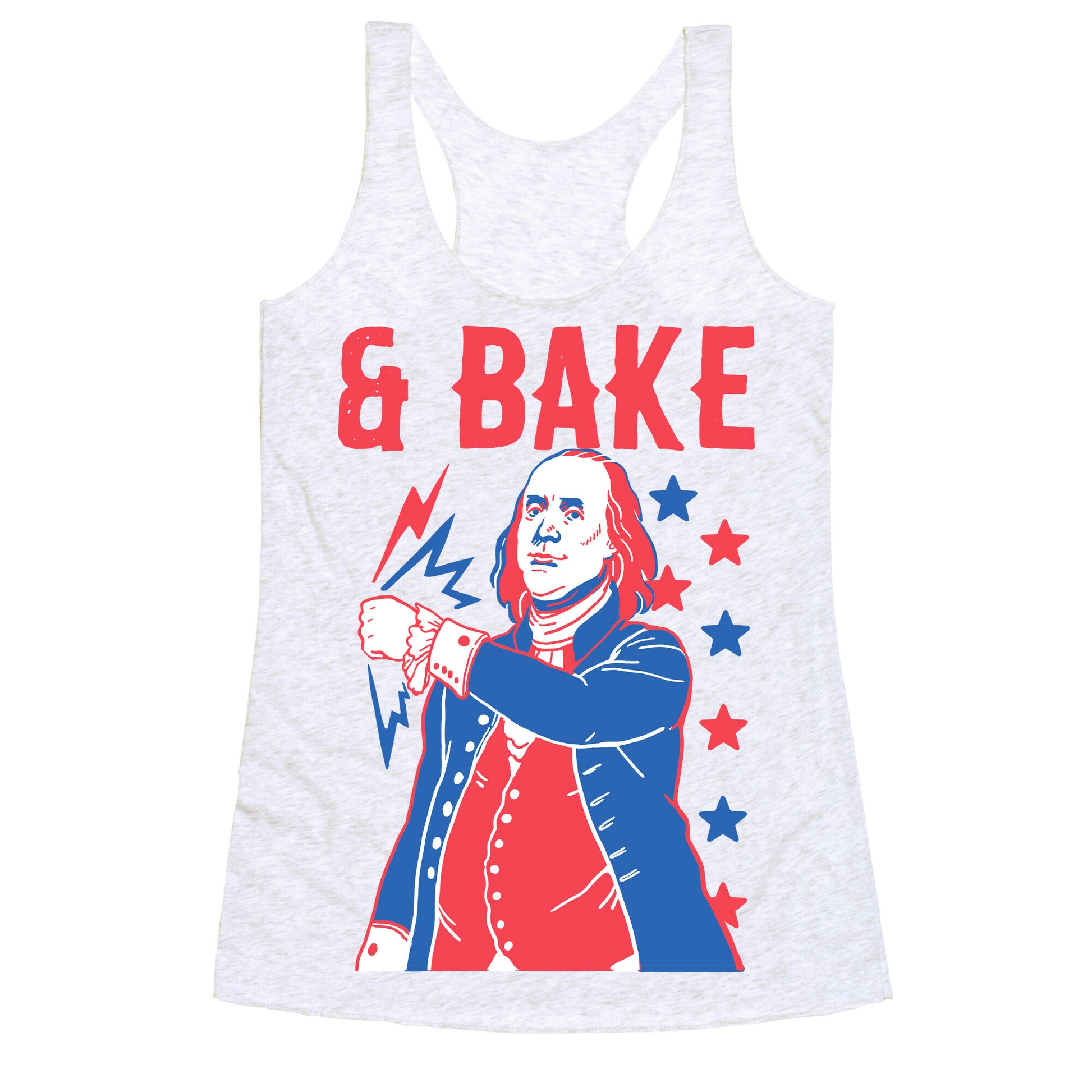 Shake & Bake: Benjamin Franklin Racerback Tank