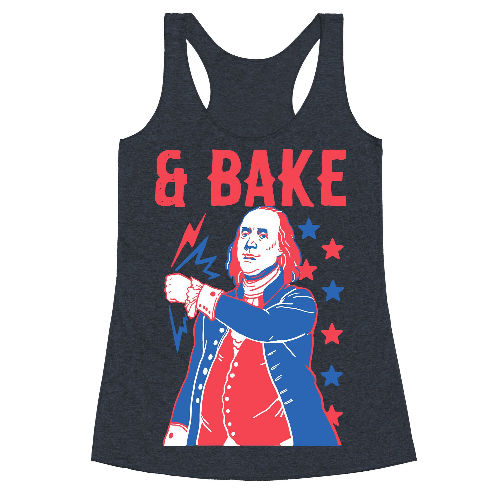 Shake & Bake: Benjamin Franklin Racerback Tank