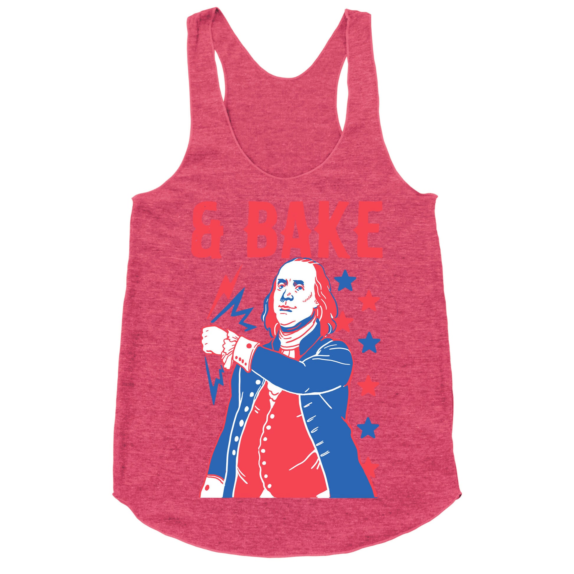 Shake & Bake: Benjamin Franklin Racerback Tank