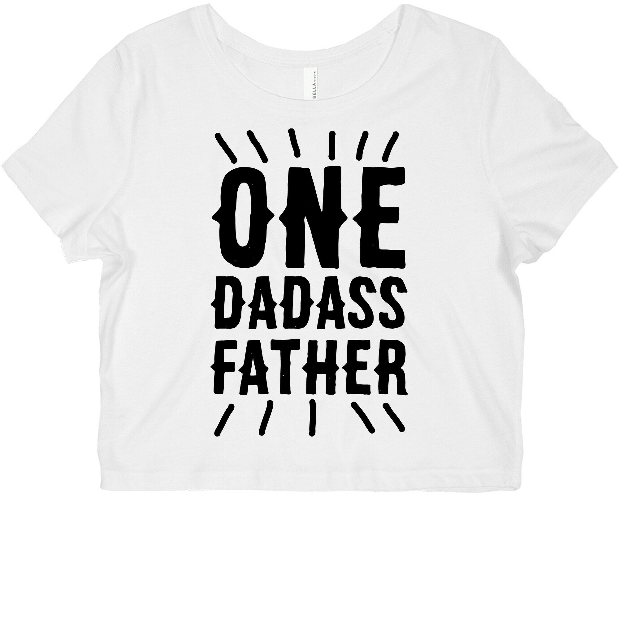 One Dadass Father Graphic Baby Tee