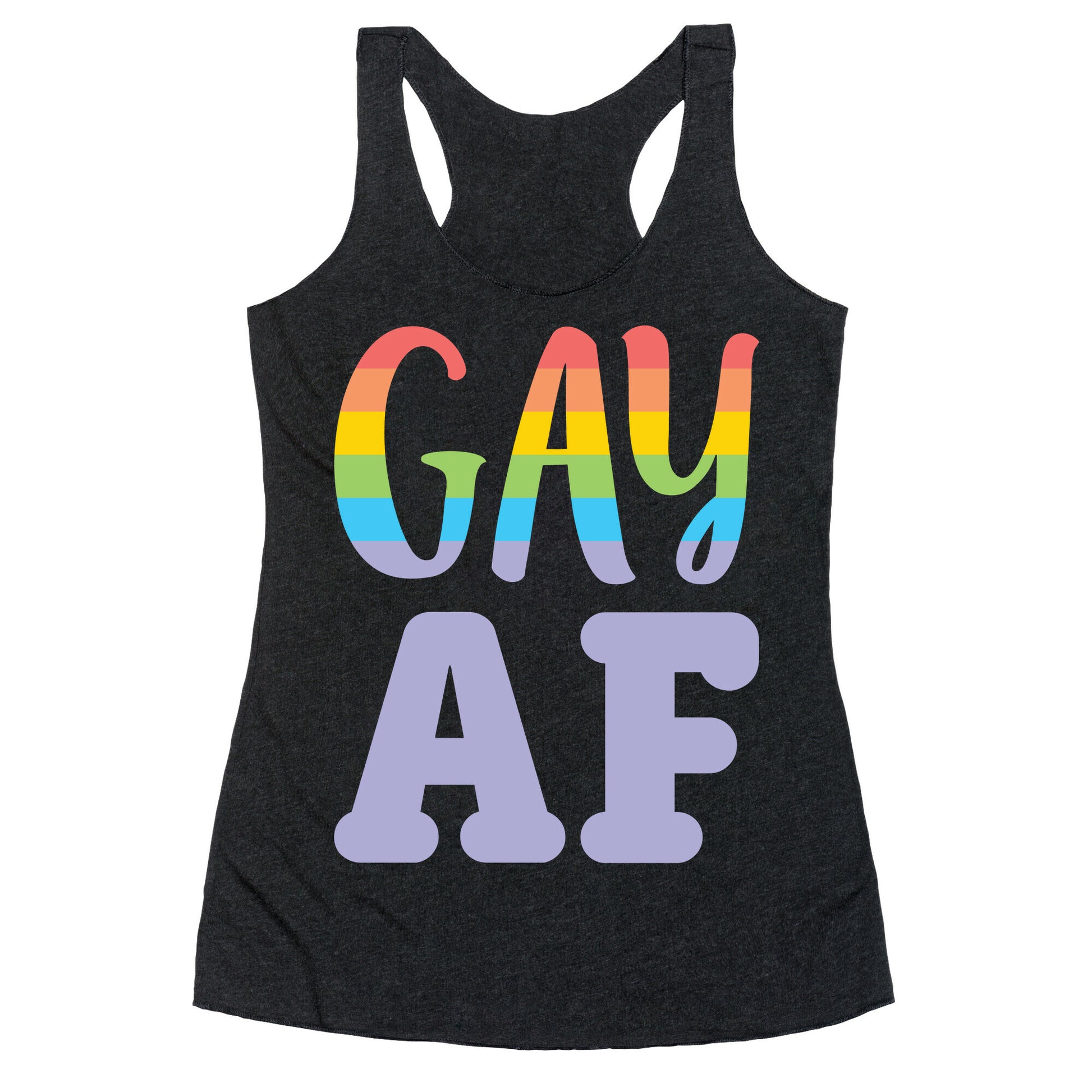 Gay AF Racerback Tank