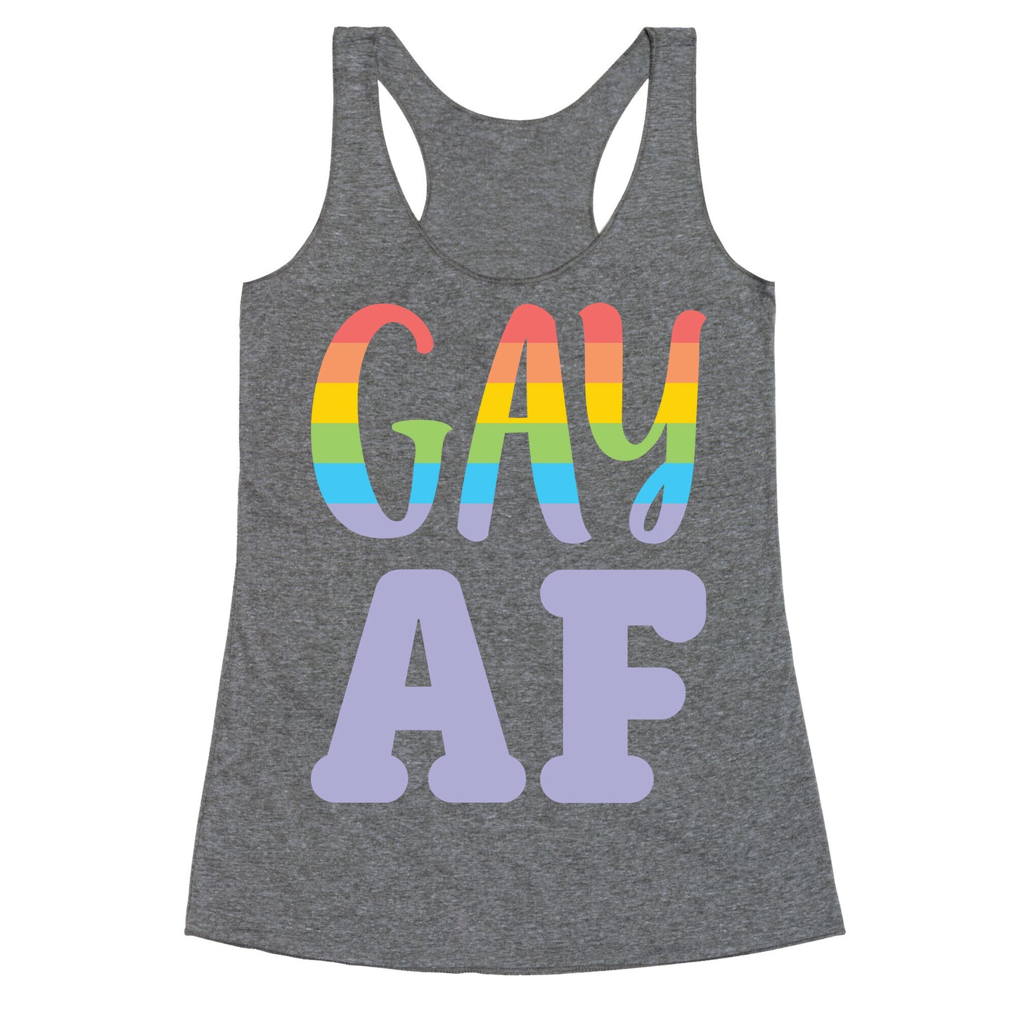 Gay AF Racerback Tank