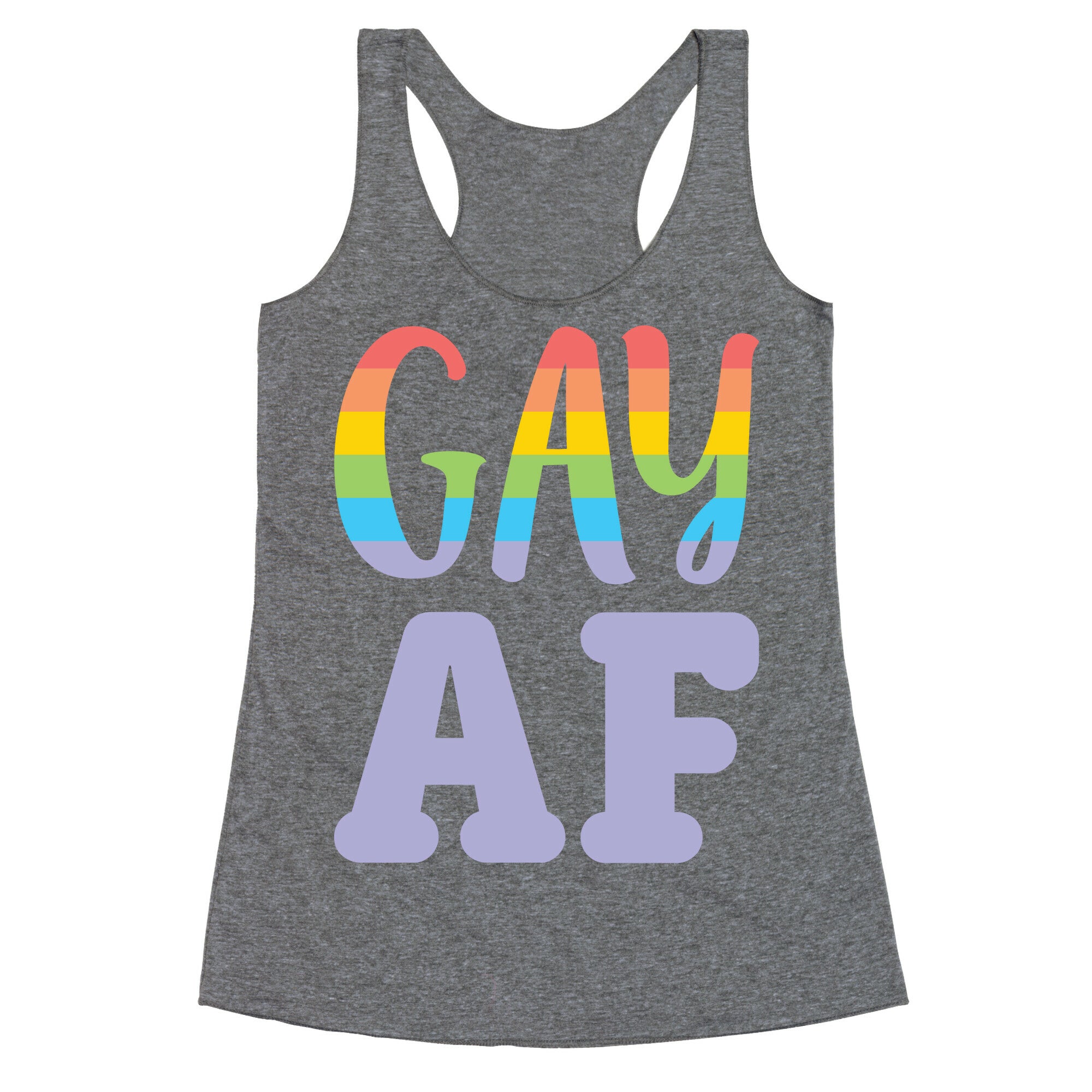 Gay AF Racerback Tank