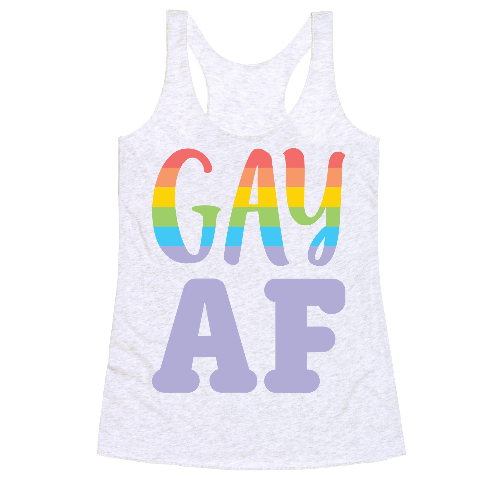 Gay AF Racerback Tank