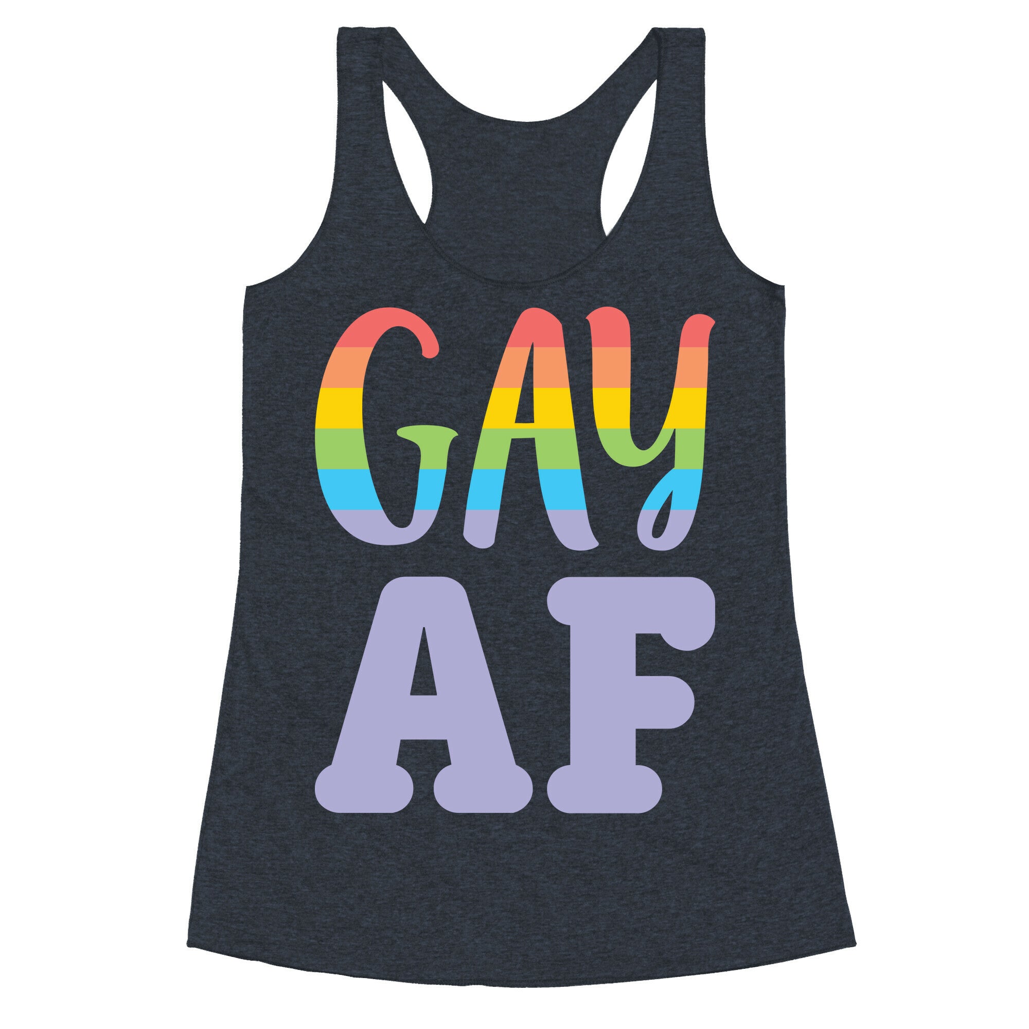 Gay AF Racerback Tank