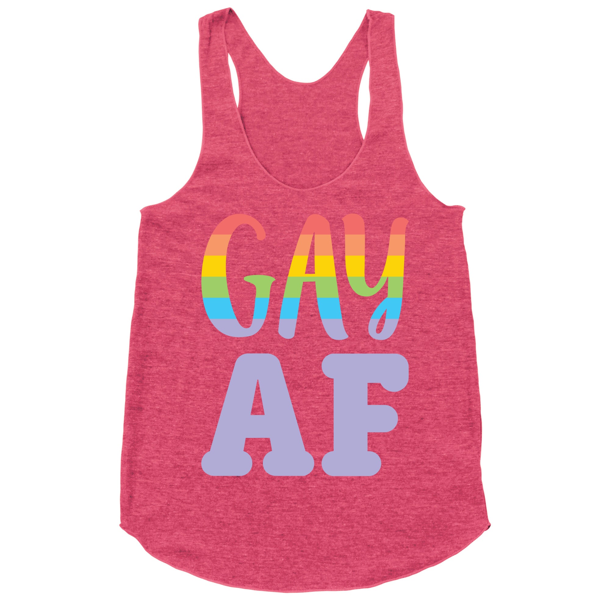 Gay AF Racerback Tank