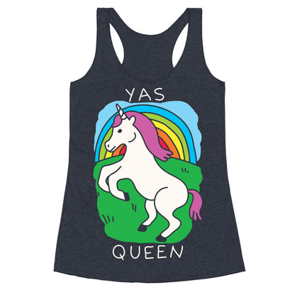 Yas Queen Unicorn Racerback Tank