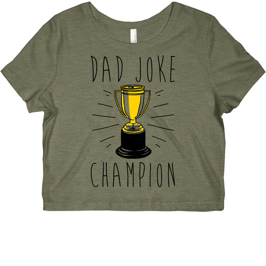 Dad Joke Champion Graphic Baby Tee