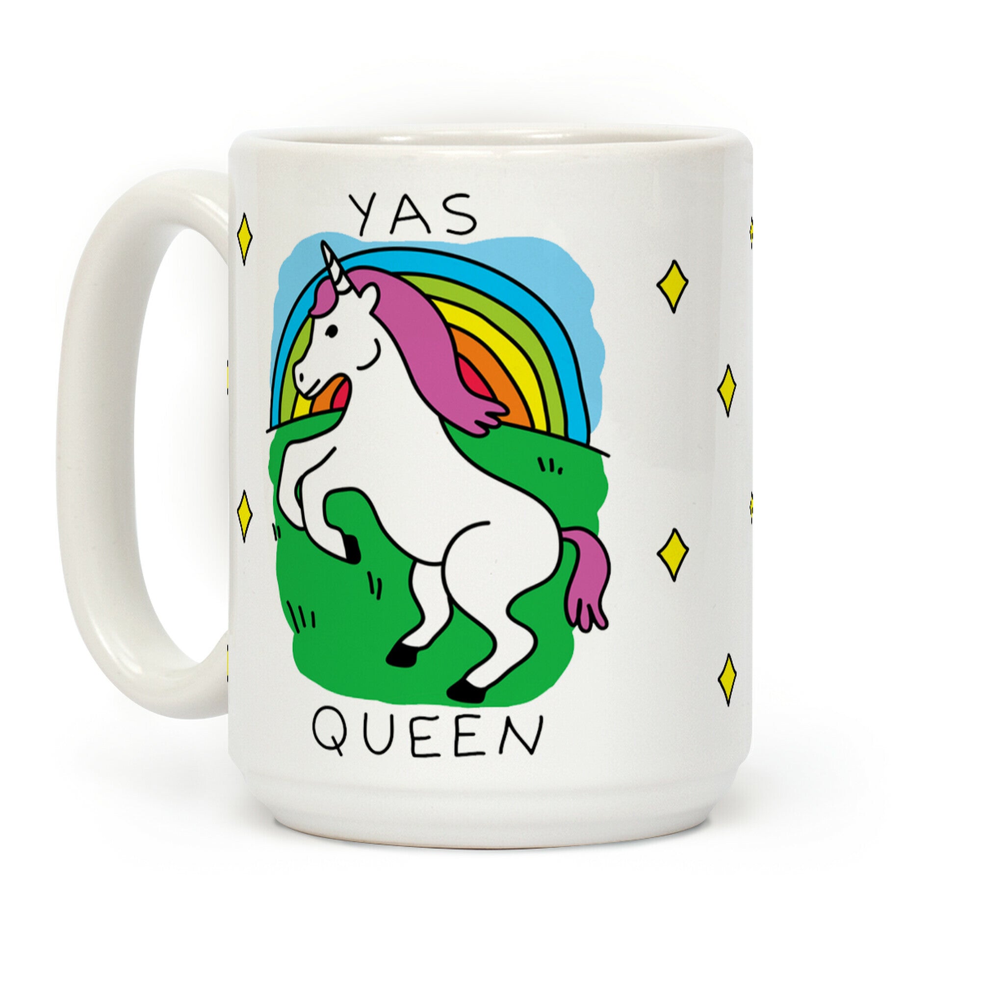 Yas Queen Unicorn Coffee Mug