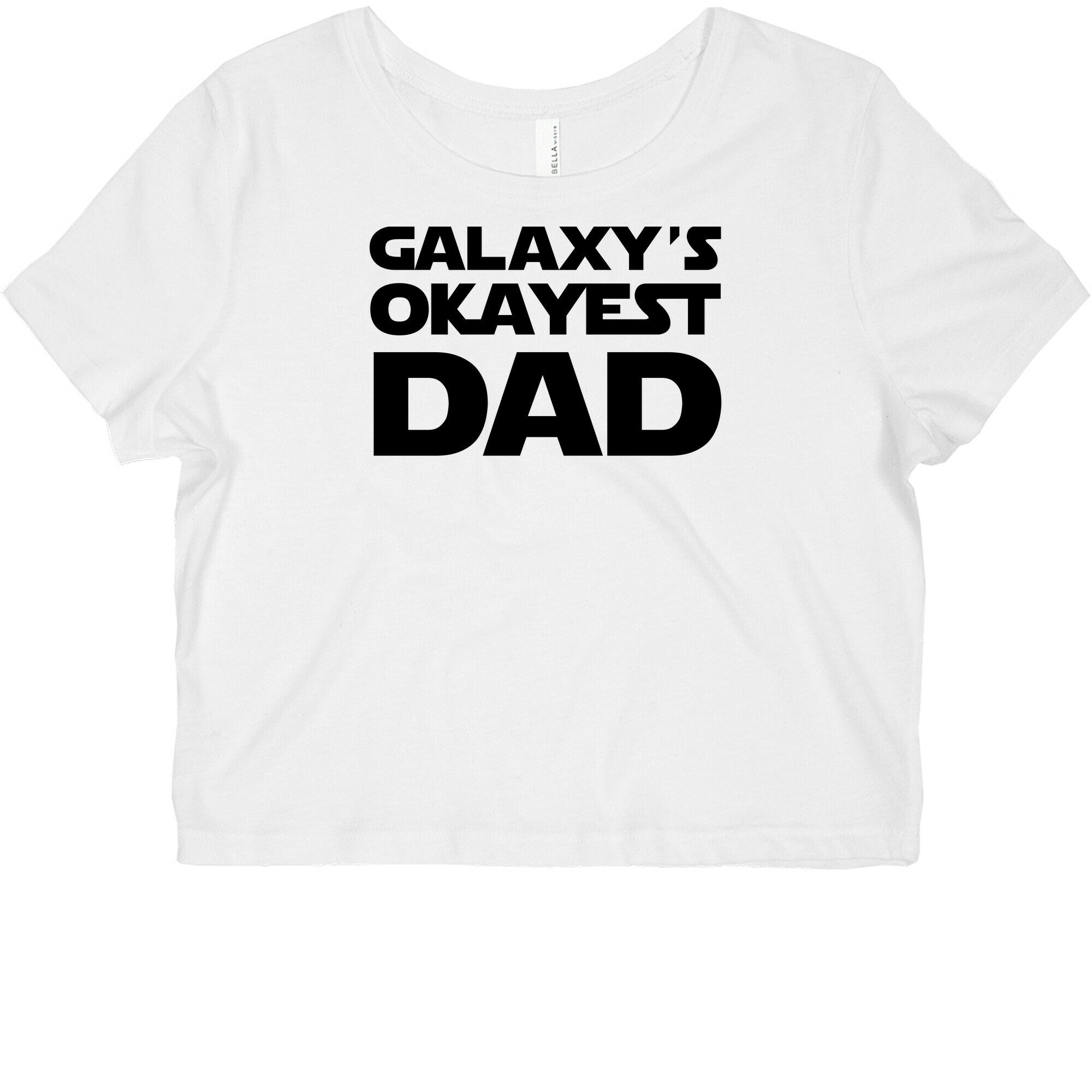 Galaxy's Okayest Dad Graphic Baby Tee