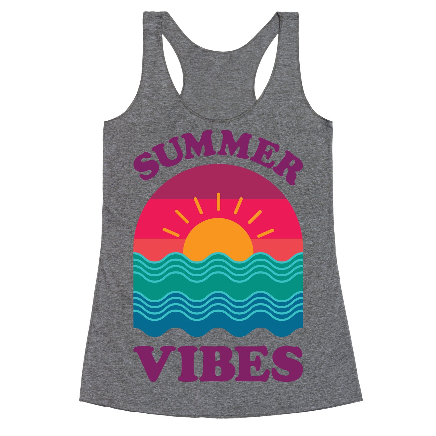 Summer Vibes Racerback Tank