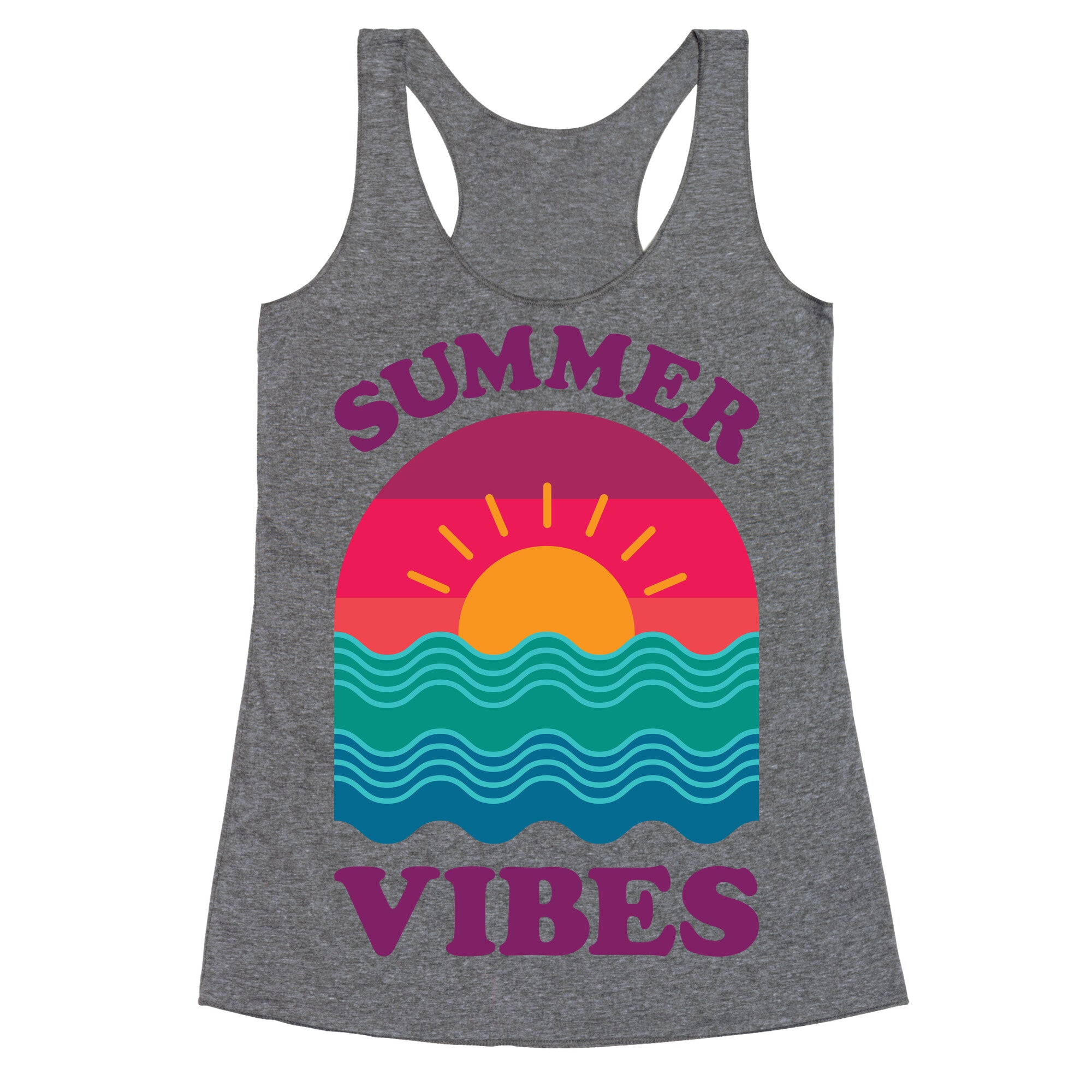 Summer Vibes Racerback Tank