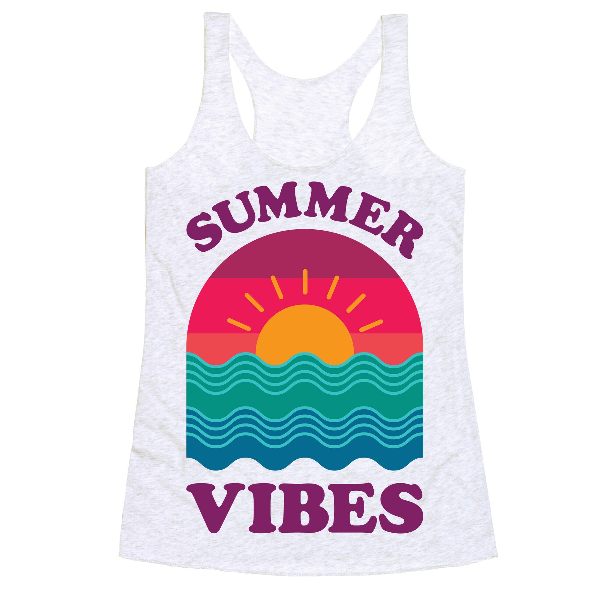 Summer Vibes Racerback Tank