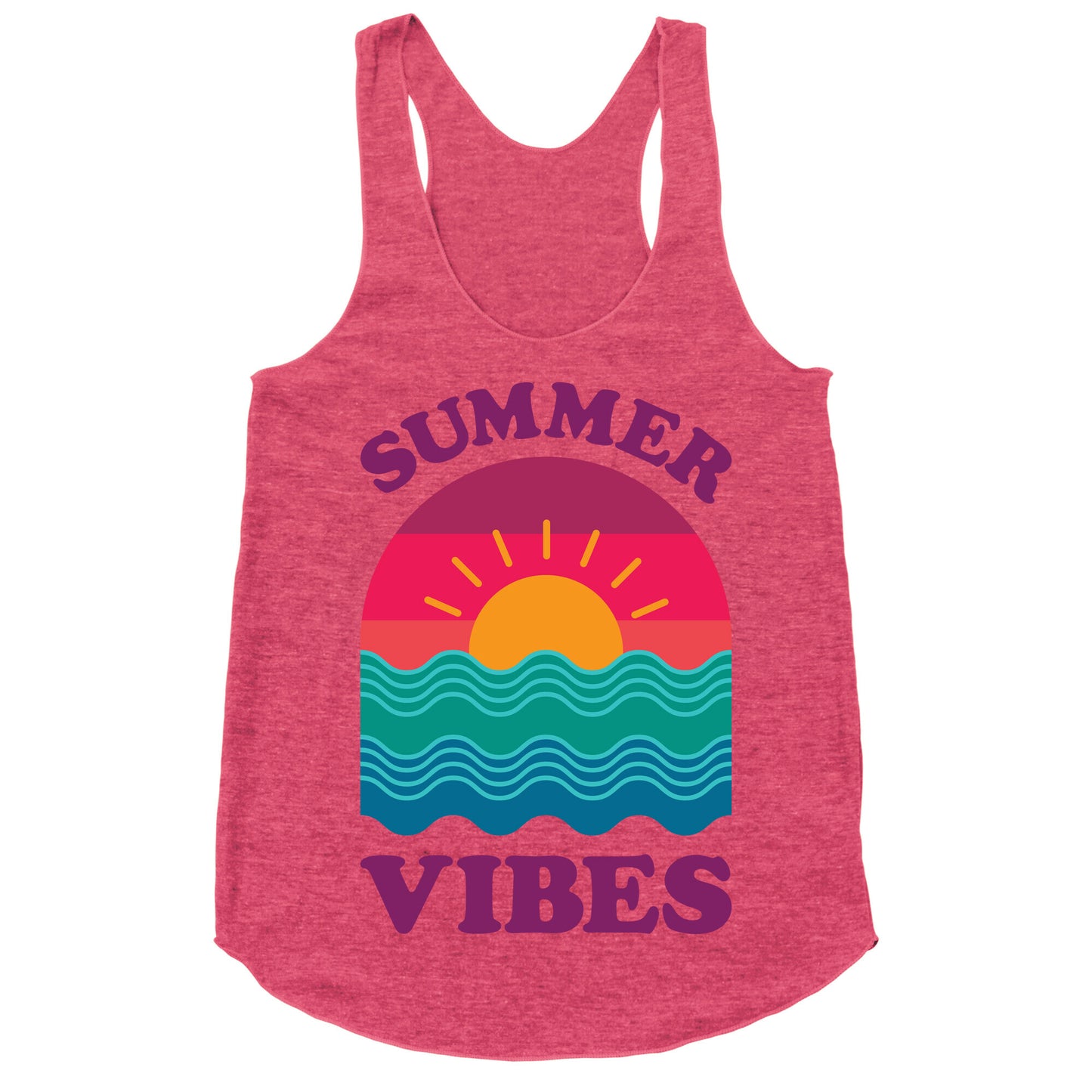 Summer Vibes Racerback Tank
