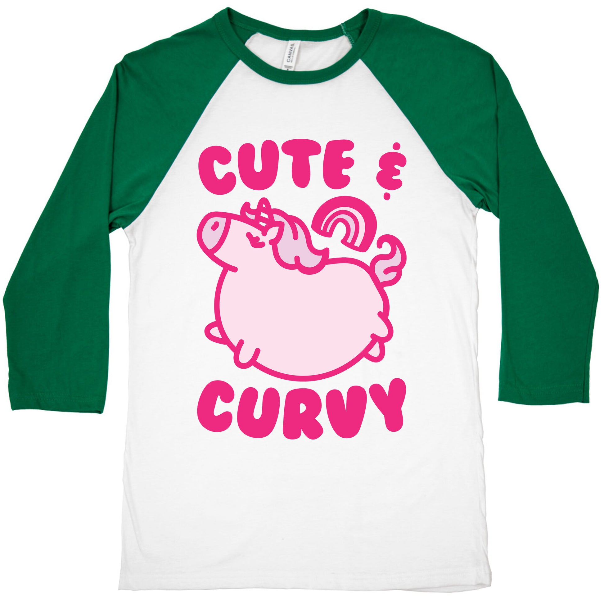 Cute & Curvy Baseball Tee