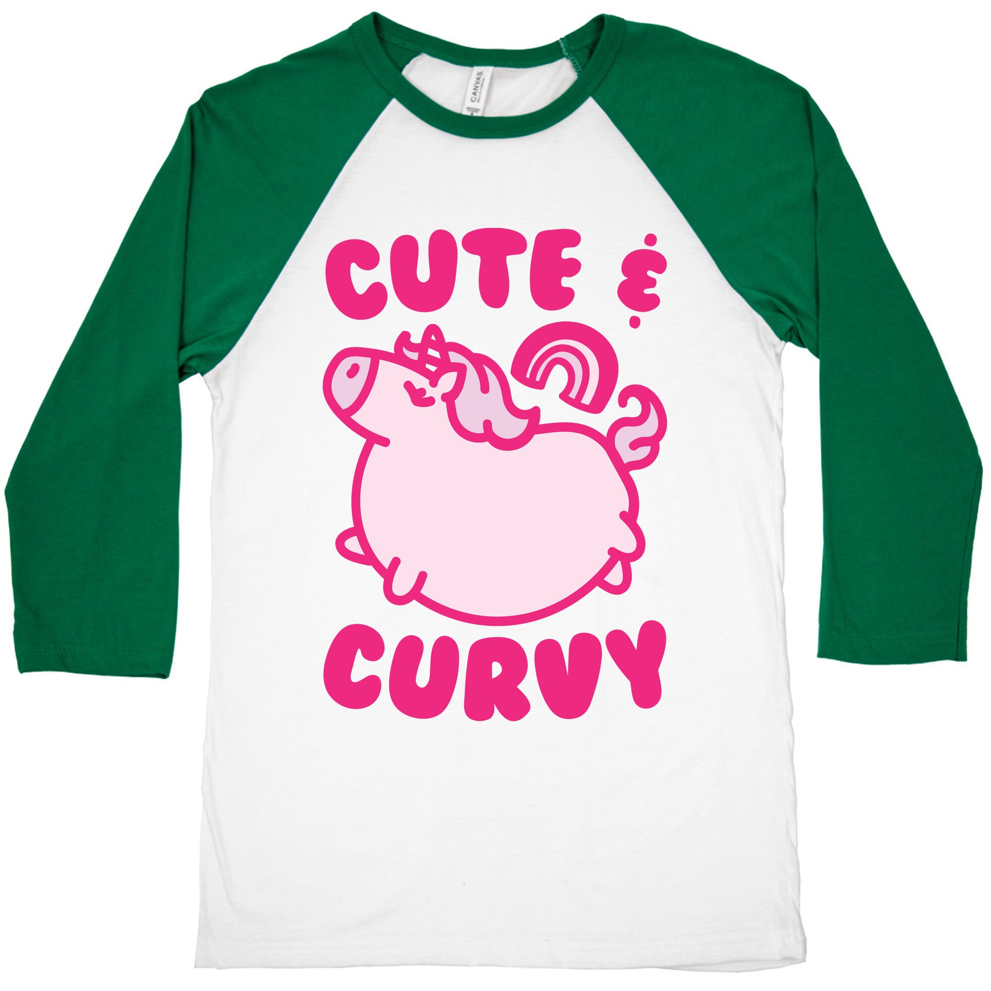 Cute & Curvy Baseball Tee