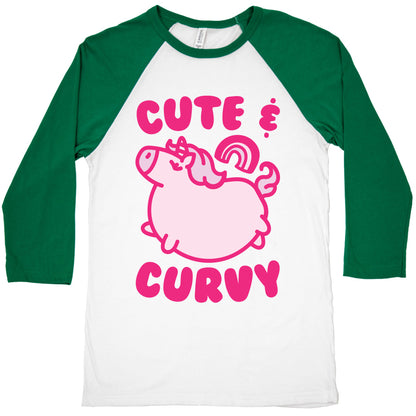 Cute & Curvy Baseball Tee
