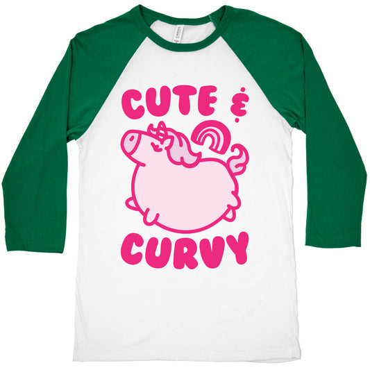 Cute & Curvy Baseball Tee