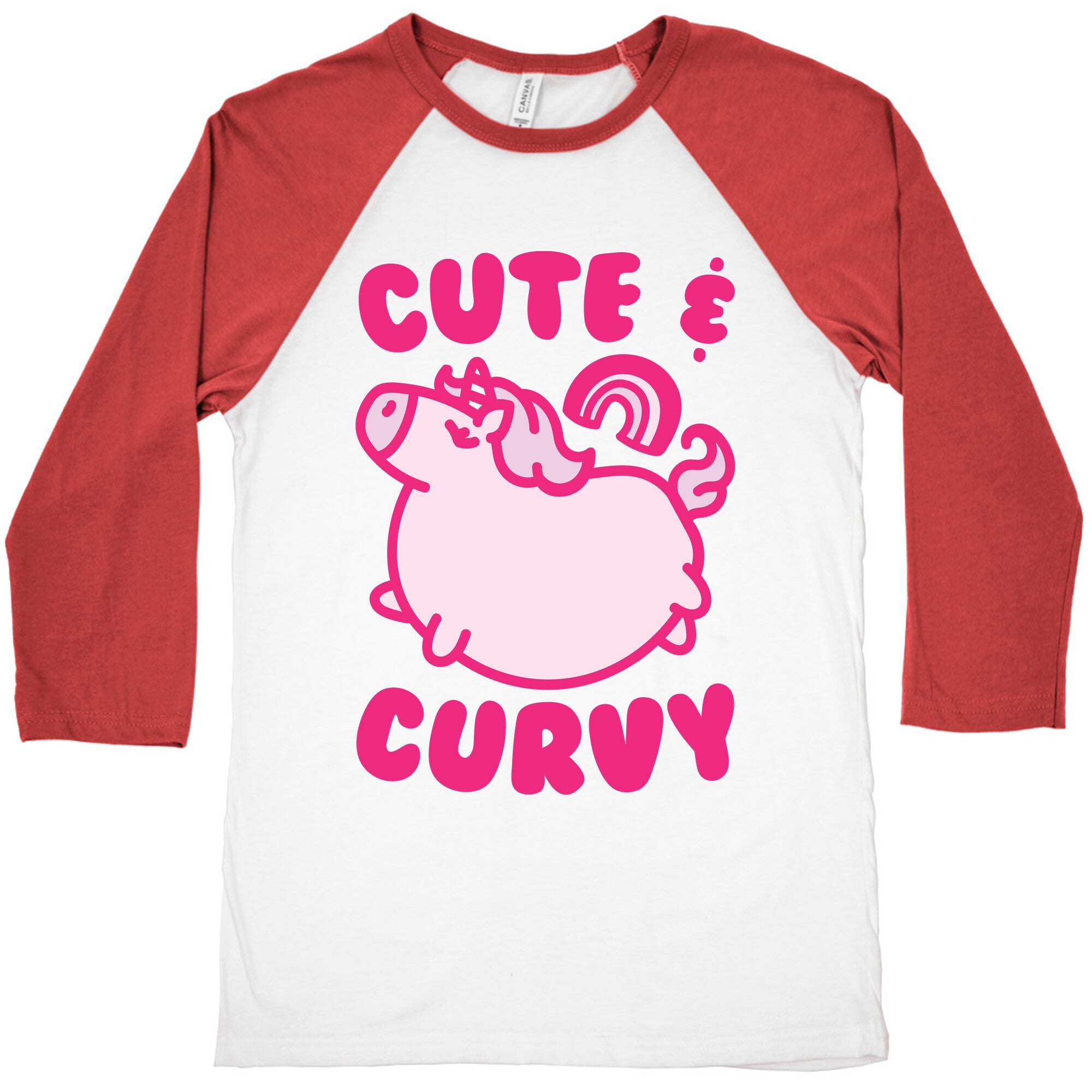 Cute & Curvy Baseball Tee