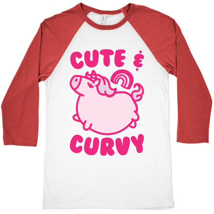 Cute & Curvy Baseball Tee