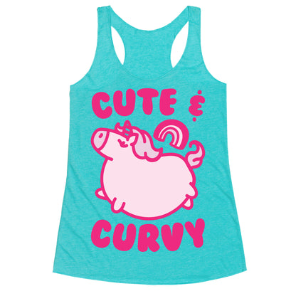 Cute & Curvy Racerback Tank