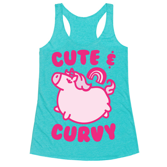 Cute & Curvy Racerback Tank