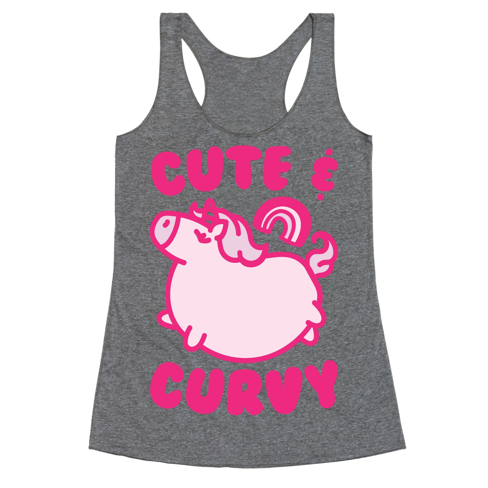 Cute & Curvy Racerback Tank