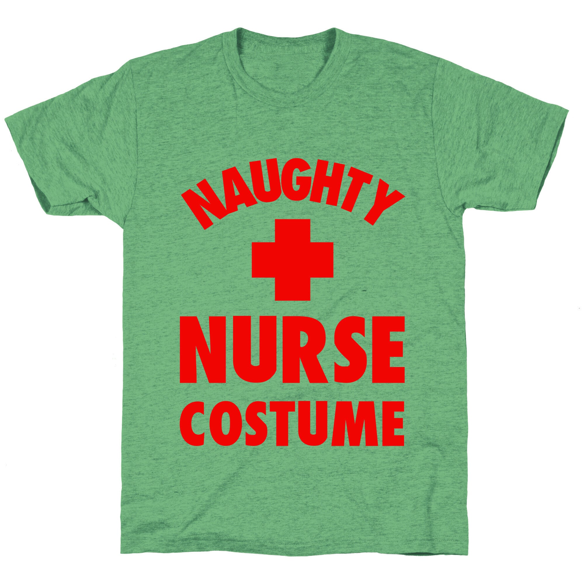 Naughty Nurse Costume Unisex Triblend Tee