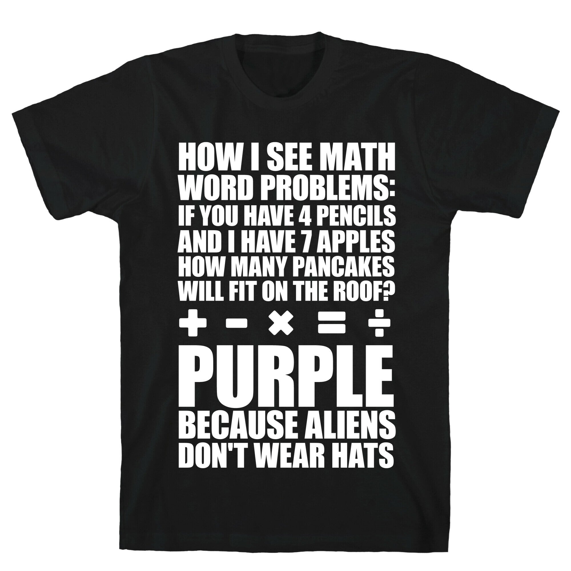 How I See Math Word Problems T-Shirt