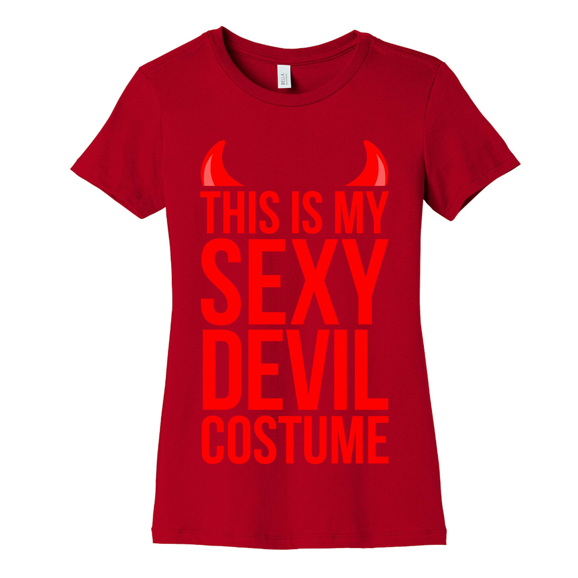 This Is My Sexy Devil Costume Women's Cotton Tee