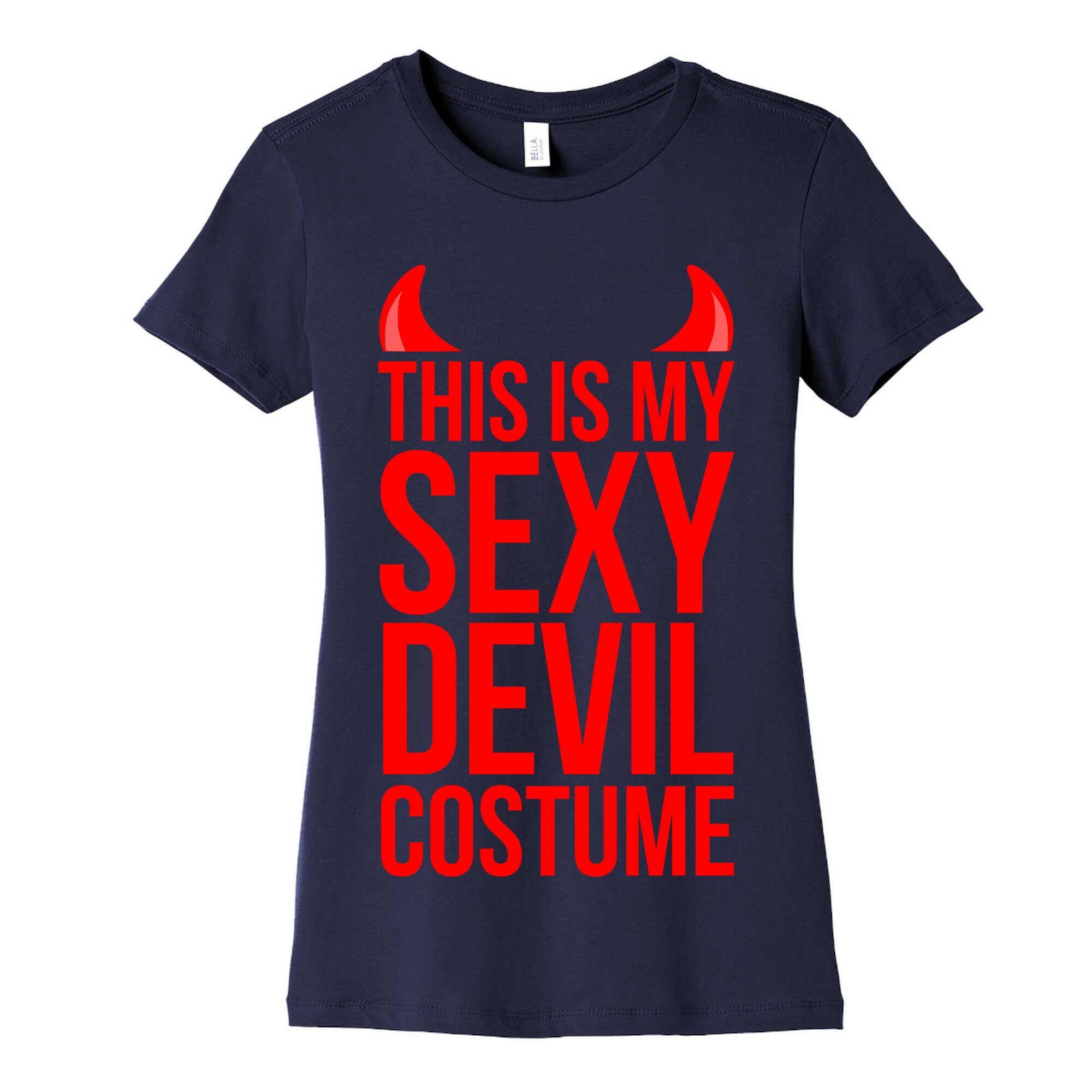 This Is My Sexy Devil Costume Women's Cotton Tee