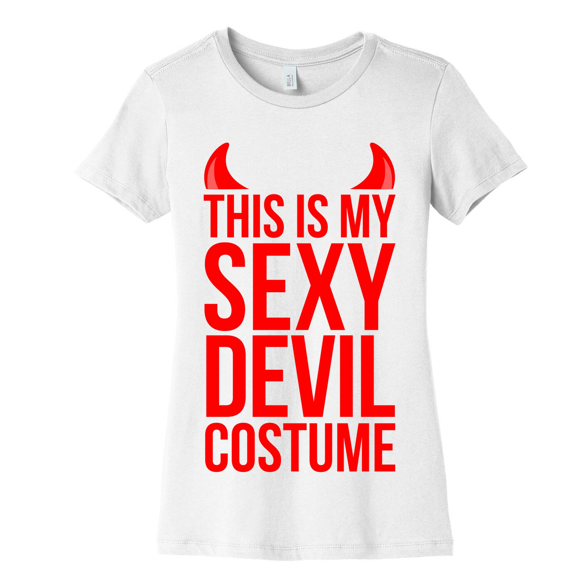 This Is My Sexy Devil Costume Women's Cotton Tee