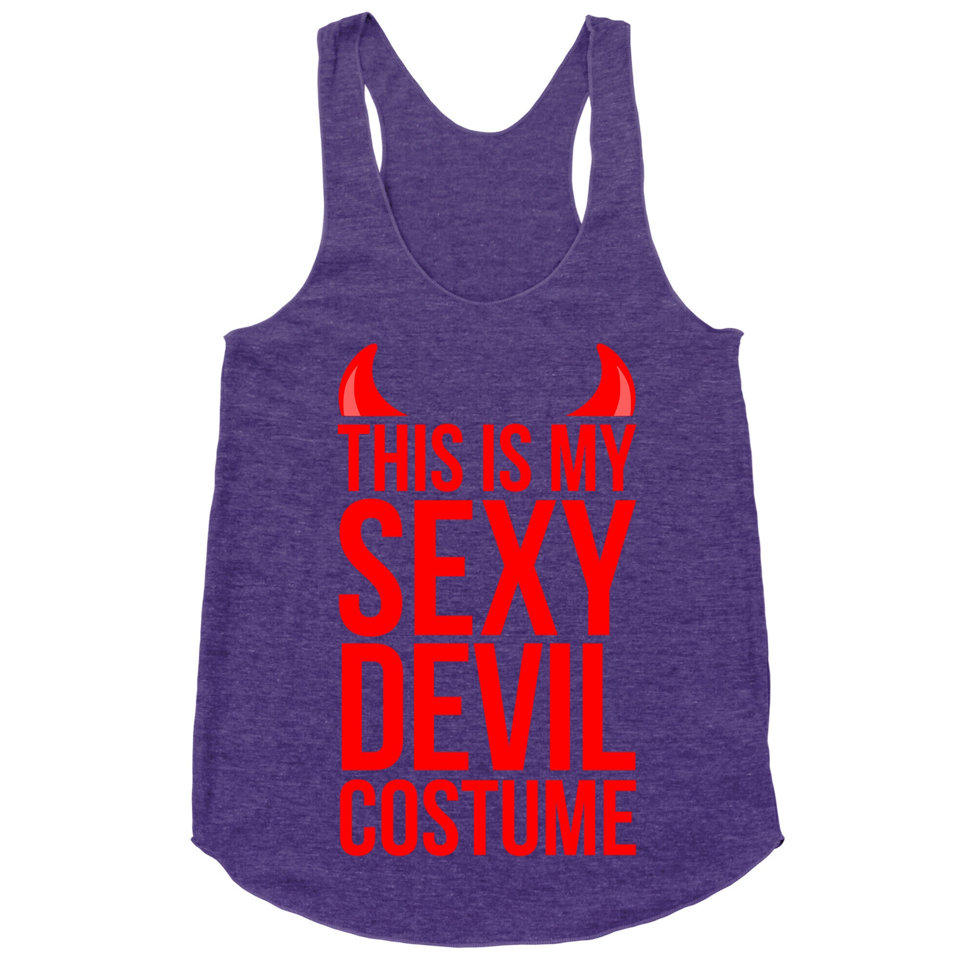 This Is My Sexy Devil Costume Racerback Tank