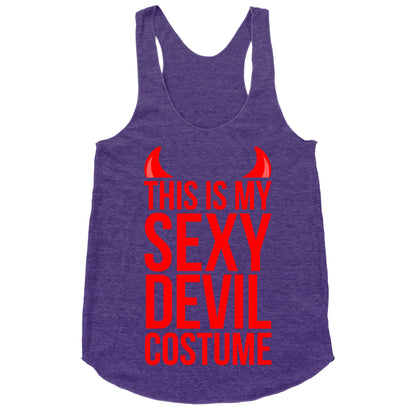 This Is My Sexy Devil Costume Racerback Tank