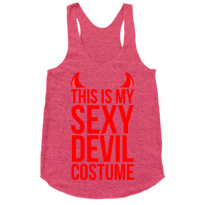This Is My Sexy Devil Costume Racerback Tank