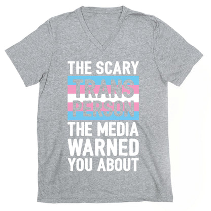 The Scary Trans Person The Media Warned You About V-Neck