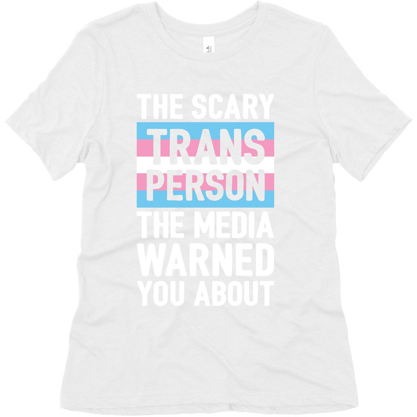 The Scary Trans Person The Media Warned You About Women's Triblend Tee