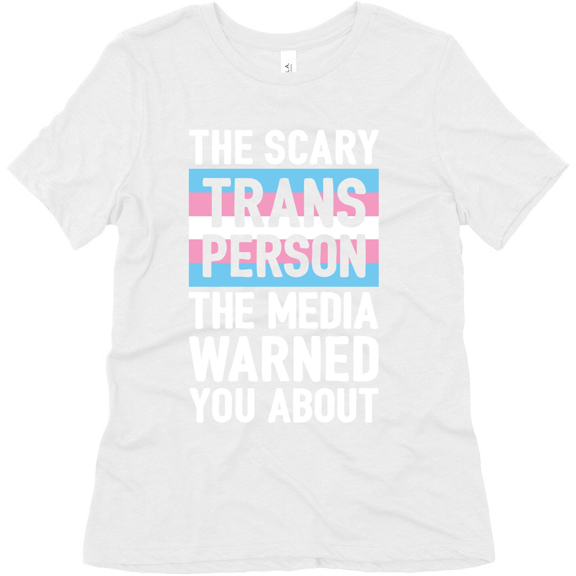 The Scary Trans Person The Media Warned You About Women's Triblend Tee