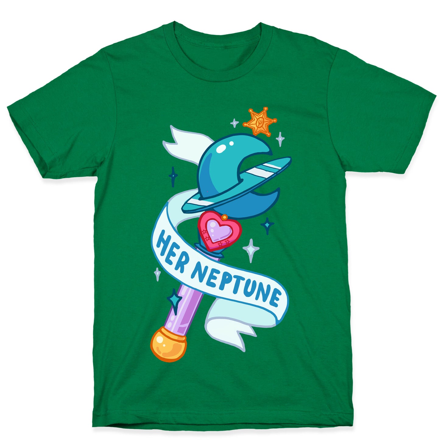 Her Neptune Pair 1 (White) T-Shirt