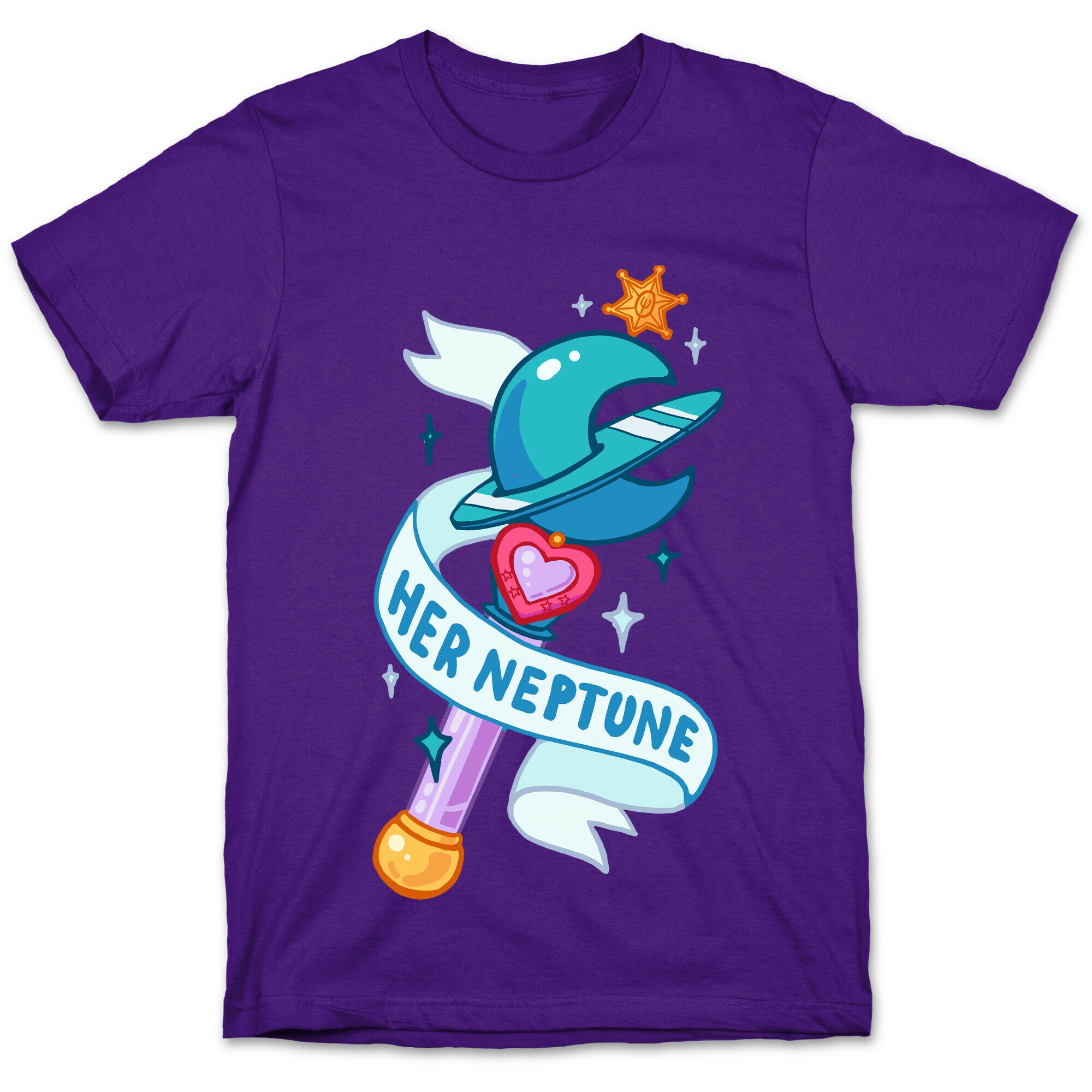 Her Neptune Pair 1 (White) T-Shirt