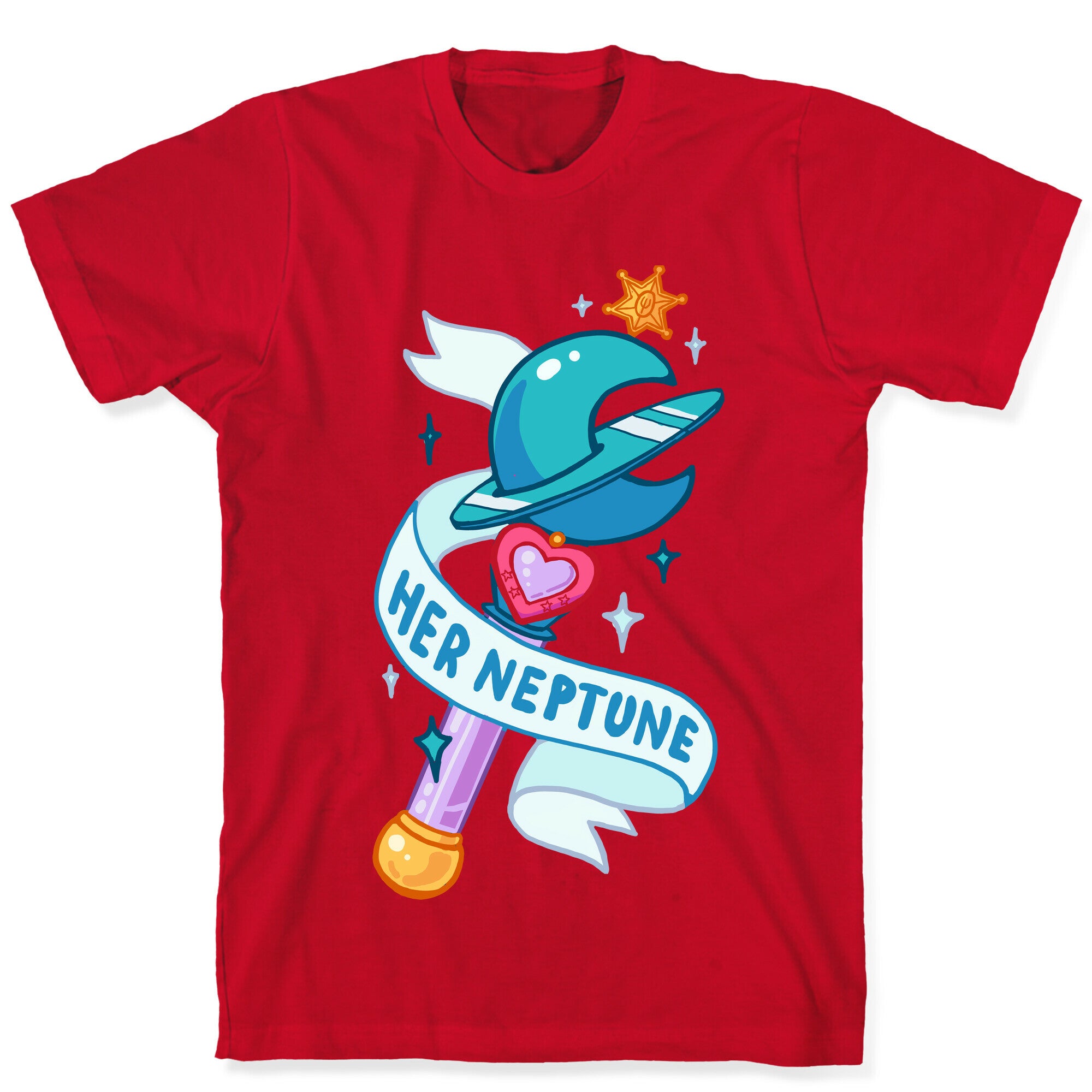 Her Neptune Pair 1 (White) T-Shirt