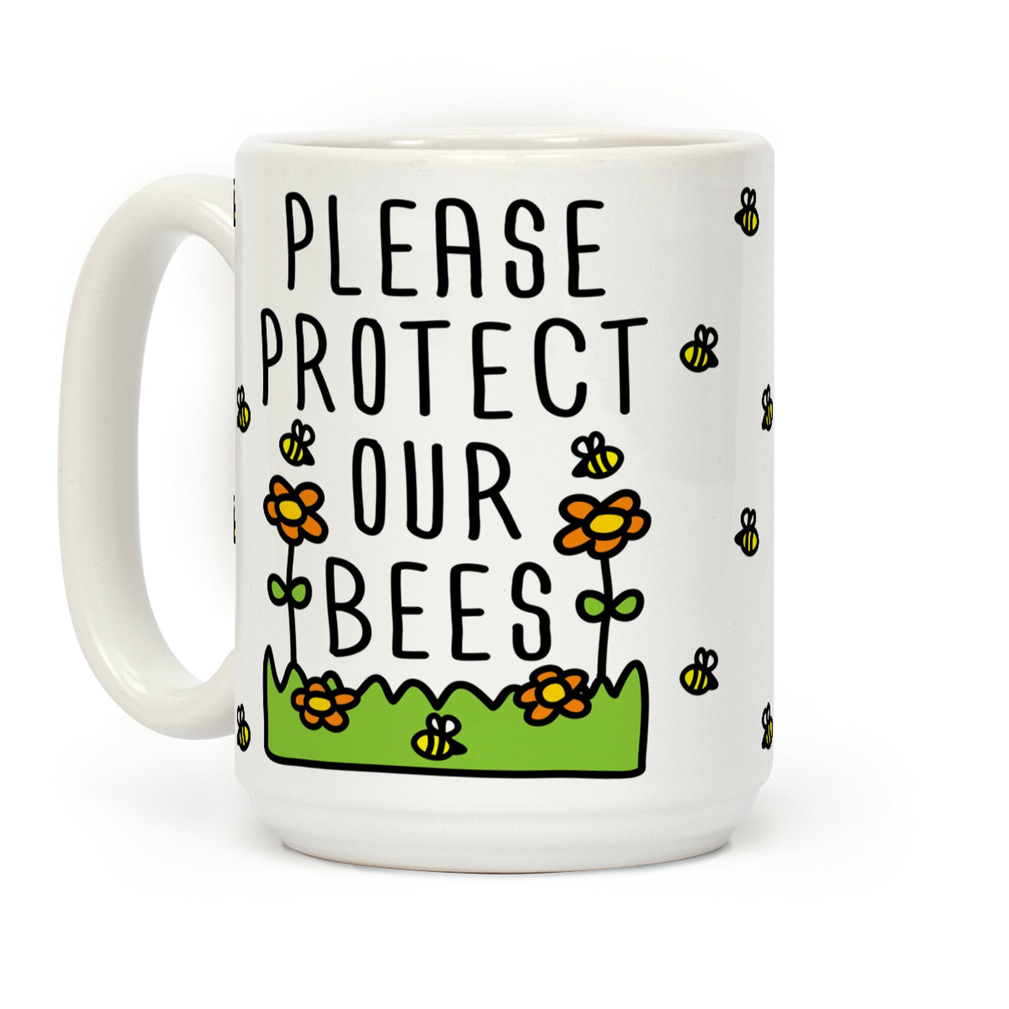 Please Protect The Bees Coffee Mug