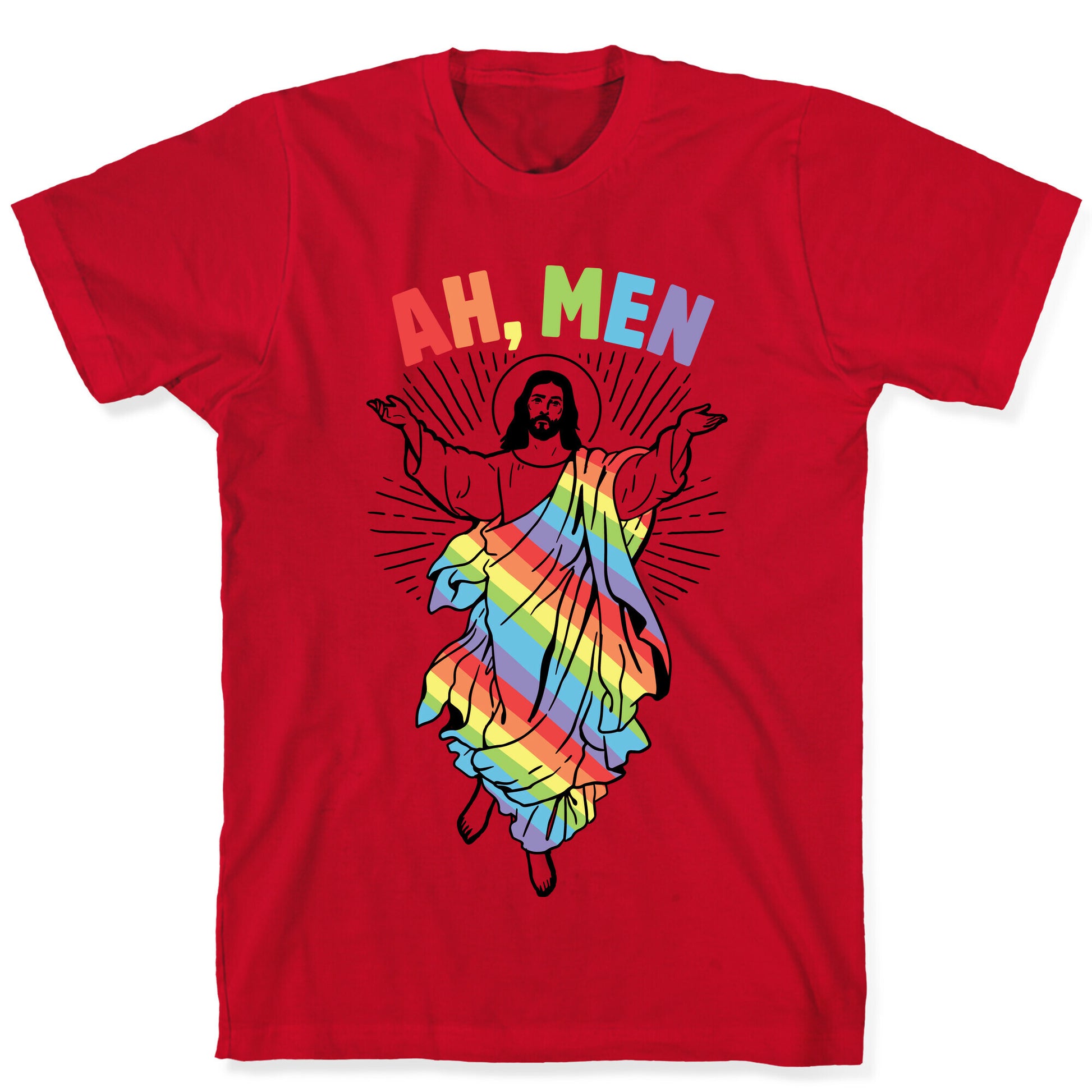 AH, Men Gay Jesus (CmYK) T-Shirt